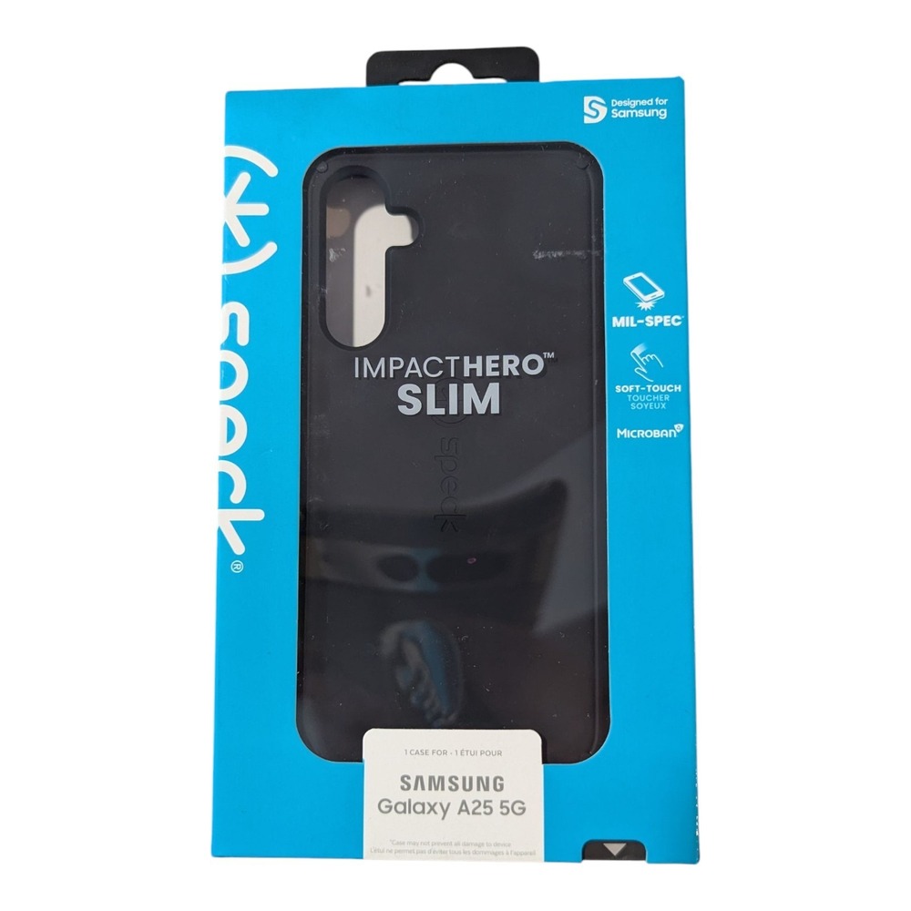P3-N Speck ImpactHero Slim Case for Samsung Galaxy A25 5G - Black